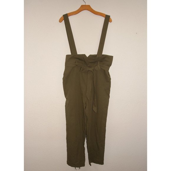 SHEIN Pants - COTTAGECORE Paperbag Belted Suspender Jumpsuit XS